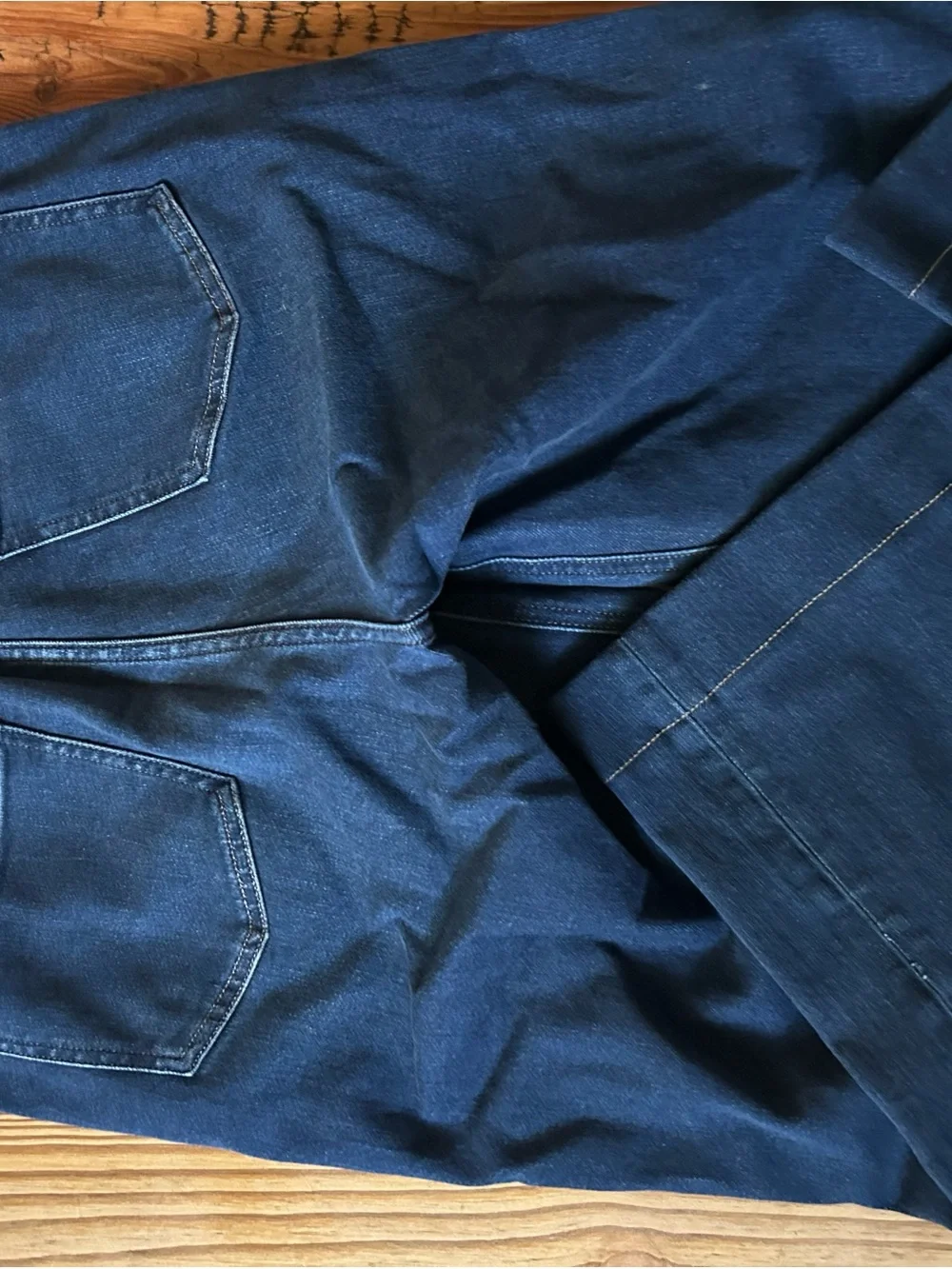 J. Crew Relaxed Wide-Leg Jeans in Indigo Blue